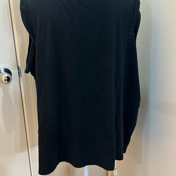 Torrid Muerte Classic Fit Super Soft Crew Neck Tank Black - Picture 3 of 4